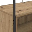 vidaXL Ruhafogó tárolóval Barna 100 x 44 x 160 cm Faanyag