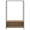 vidaXL Ruhafogó tárolóval Barna Tölgy 100 x 44 x 160 cm Faanyag