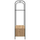 vidaXL Ruhafogó tárolóval Barna 100 x 44 x 160 cm Faanyag