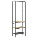 vidaXL Ruhatartó polcokkal Egyéb sonoma tölgy 60 x 30 x 171 cm Faanyag