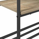 vidaXL Ruhatartó polcokkal sonoma tölgy 77 x 30 x 171 cm Faanyag