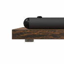 vidaXL Konzolasztal polcokkal Füstölt tölgy 101 x 35 x 80.5 cm Faanyag