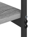 vidaXL Konzolasztal polcokkal Szürke sonoma 101 x 35 x 80.5 cm Faanyag