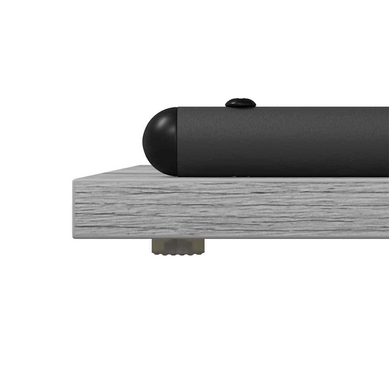 vidaXL Konzolasztal polcokkal Szürke sonoma 101 x 35 x 80.5 cm Faanyag