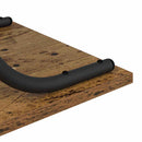 vidaXL Konzolasztal polcokkal Régi fa 101 x 35 x 80.5 cm Faanyag