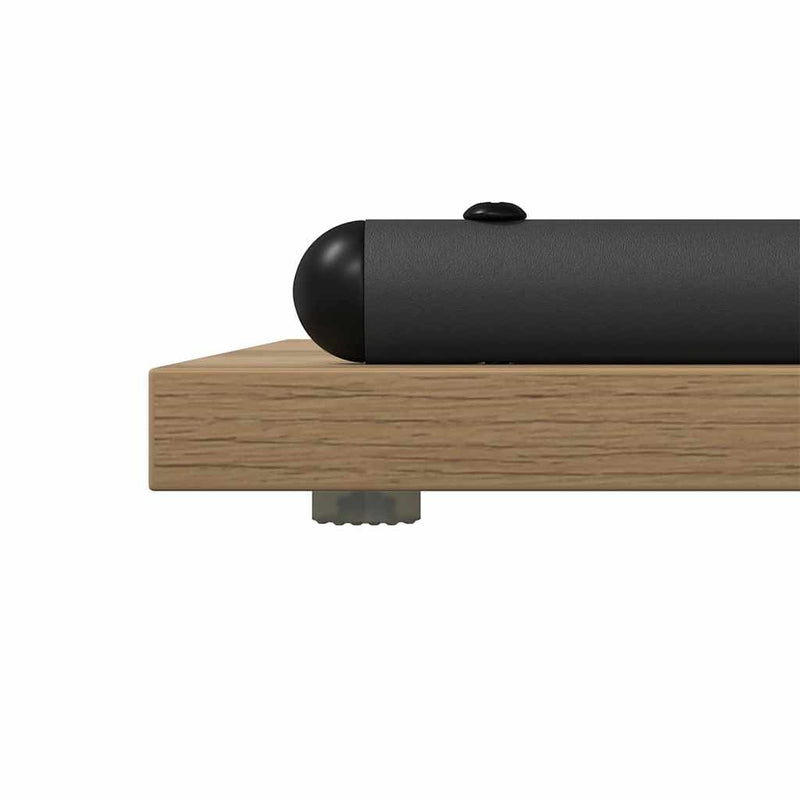 vidaXL Konzolasztal kézműves tölgy 101 x 35 x 80.5 cm Faanyag