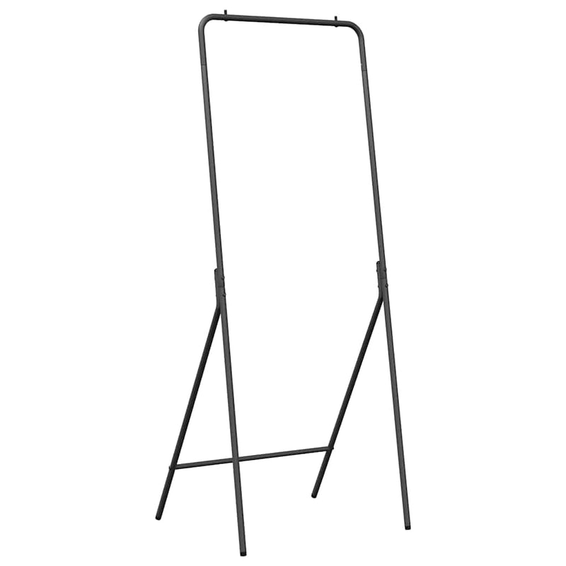 vidaXL Ruhafogó Fekete 60 x 53 x 155 cm Acél