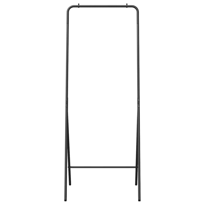 vidaXL Ruhafogó Fekete 60 x 53 x 155 cm Acél