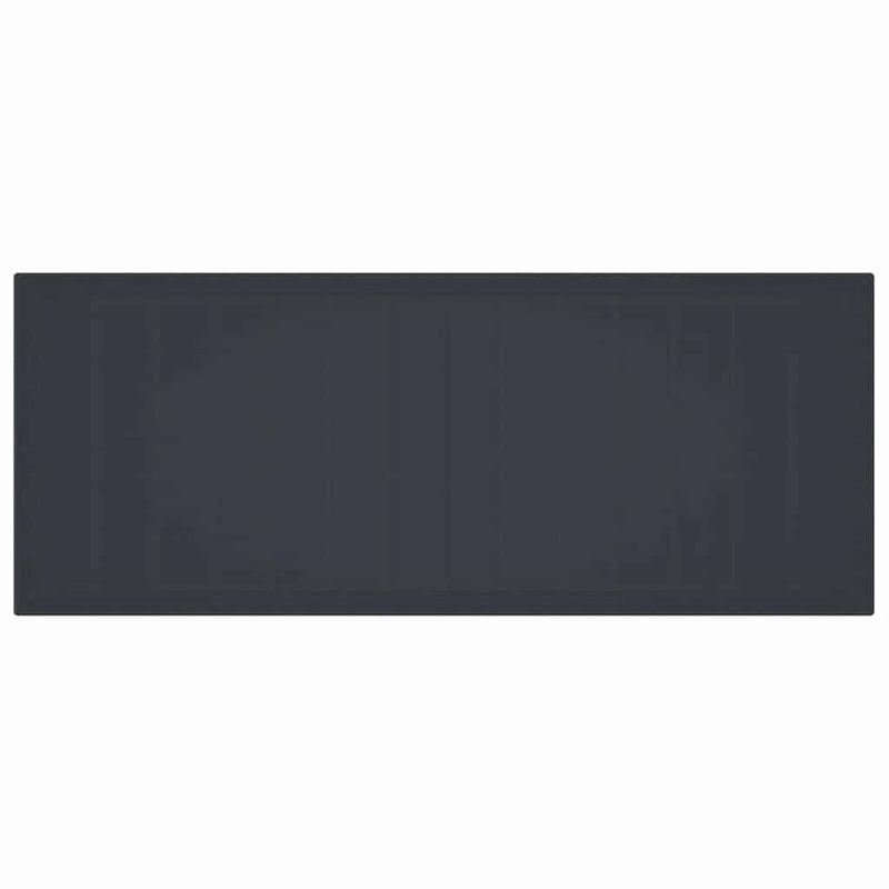 vidaXL Kerti Étkezőasztal Antracit 250 x 100 x 73 cm polirattan