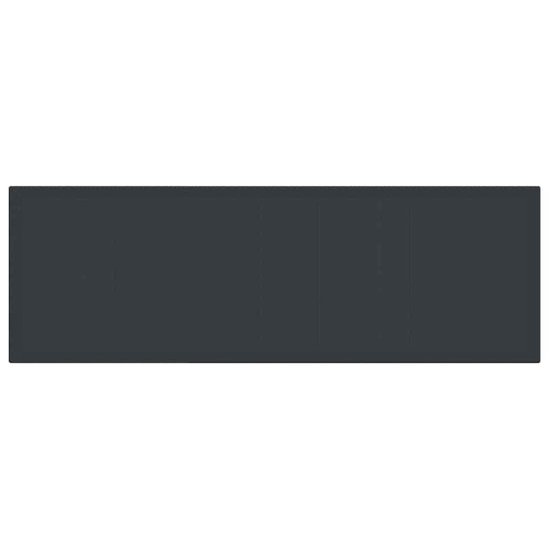 vidaXL Kerti Étkezőasztal Antracit 300 x 100 x 73 cm polirattan