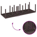 vidaXL Kerti Asztal Barna 300 x 100 x 73 cm polirattan