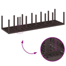 vidaXL Kerti Étkezőasztal Barna 350 x 100 x 73 cm polirattan