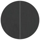 vidaXL Medence alatlappal Fekete Ø 244 cm Poliészter geotextília