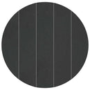 vidaXL Medence alatlappal Fekete Ø 550 cm Poliészter geotextília