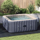 vidaXL Medence alatlappal Fekete 300 x 220 x 0,1 cm Nemes szövet