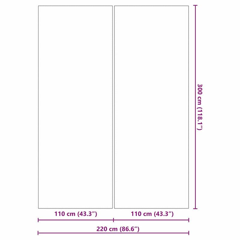 vidaXL Medence alatlappal Fekete 300 x 220 cm Poliészter geotextília