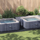 vidaXL Medence alatlappal Fekete 500 x 250 x 0,1 cm Nemes szövet