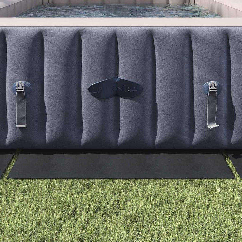 vidaXL Medence alatlappal Fekete 550 x 280 cm Poliészter geotextília