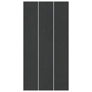vidaXL Medence alatlappal 640 x 321 x 0,1 cm Négyszögletes Fekete