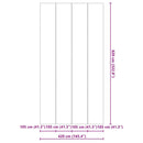 vidaXL Medence alatlappal Fekete 820 x 420 cm Poliészter geotextília