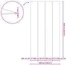 vidaXL Medence alatlappal 820 x 420 x 0,1 cm Négyszögletes Fekete