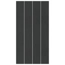 vidaXL Medence alatlappal 820 x 420 x 0,1 cm Négyszögletes Fekete