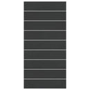 vidaXL Medence alatlappal Fekete 999 x 500 cm Poliészter geotextília