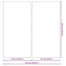 vidaXL Medence alatlappal Fekete 274 x 274 cm Poliészter geotextília