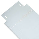 vidaXL Gyepszegélyek 5 pcs Ezüst 100 x 25 x 0,07 cm Horganyzott acél