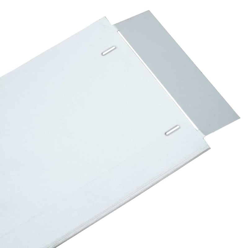 vidaXL Gyepszegélyek 5 pcs Ezüst 100 x 25 x 0.07 cm Horganyzott acél