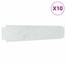 vidaxl Fű kerítés Horganyzott szín 100 x 20 x 0.07 cm Horganyzott Acél