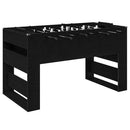 vidaXL Foci Asztal Fekete Tölgy 146,5 x 74 x 85 cm Faanyag