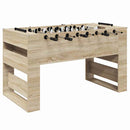 vidaXL Foci Asztal Sonoma tölgy 146,5 x 74 x 85 cm Faanyag