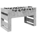 vidaXL Foci Asztal Beton Szürke 146,5 x 74 x 85 cm Faanyag