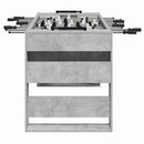 vidaXL Foci Asztal Beton Szürke 146,5 x 74 x 85 cm Faanyag