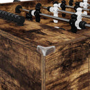 vidaXL Foci Asztal Füstölt Tölgy 146,5 x 74 x 85 cm Faanyag