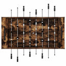 vidaXL Foci Asztal Füstölt Tölgy 146,5 x 74 x 85 cm Faanyag