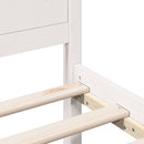 vidaXL Ágykeret Fehér 100 x 200 cm Tömör fenyőfa