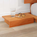 vidaXL Ágykeret Barna 200 x 200 cm faszínű