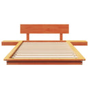 vidaXL Ágykeret Barna 100 x 200 cm faszínű