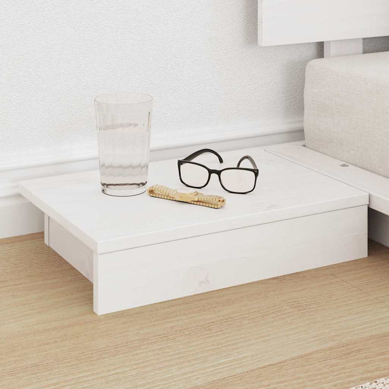 vidaXL Ágykeret Fehér 90 x 190 cm faszínű