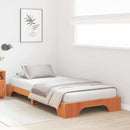 vidaXL Ágykeret Faggyú barna 90 x 190 cm Tömör fenyőfa