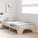 vidaXL Ágykeret Természetes 80 x 200 cm Tömör fenyőfa