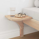 vidaXL Ágykeret Természetes 75 x 190 cm Tömör fenyőfa