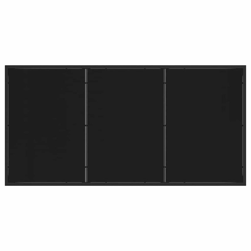 vidaXL Kert étkező szett 5 pcs Fekete 160 x 80 x 73 cm