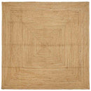 vidaXL Területi szőnyeg Bézs 240 x 240 cm Juta