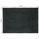 vidaXL Területszőnyegek Négyszögletes Sötétszürke 160 x 230 cm Juta