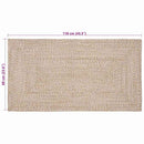 vidaXL Területszőnyegek Természetes és Fehér 60 x 110 cm Juta