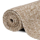 vidaXL Területszőnyegek Természetes és Fehér 120 x 170 cm Juta