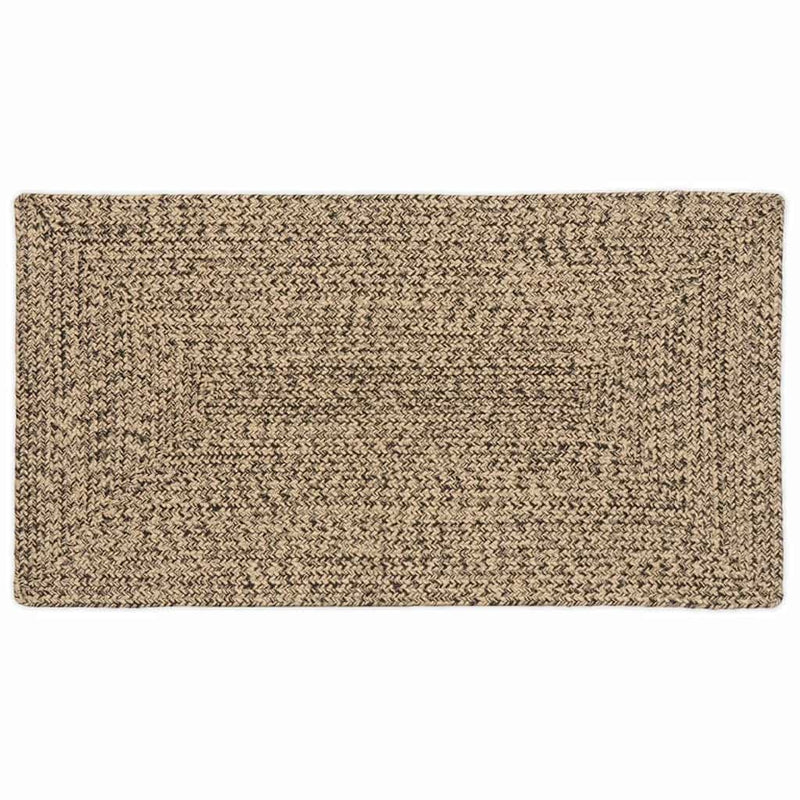 vidaXL Szőnyeg Természetes és fekete 60 x 110 cm Juta